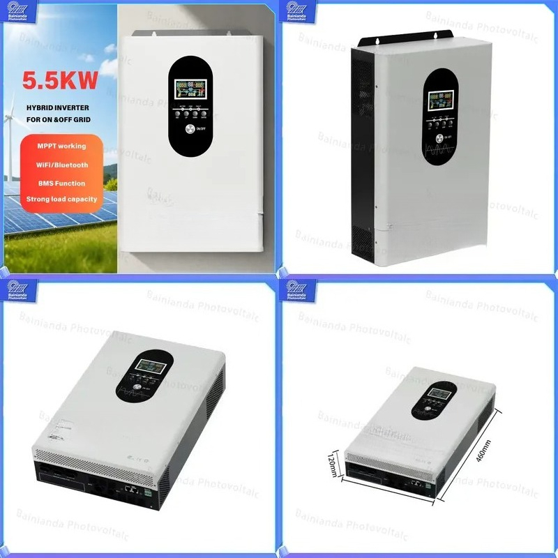 3kW 5.5kW Hybrid Solar Inverte - đánh giá và giá Hybrid Solar Inverter 5.5Kw Mppt 48V