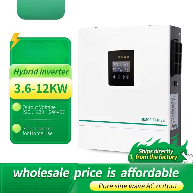 3.6kw 5.5kw 6.2kw 11kw 3kva 5k - đánh giá và giá Hybrid Solar Inverter 5.5Kw Mppt 48V